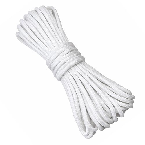 WedDecor 3mm Roman Blind Cord, 25 Meters White Braided Cord Blind String For Gardening Plants, Kitchen & Window Blinds, Home Decor and DIY Craft Projects | Ideal For Gardening Plants, Kitchen & Window Blinds, Home Decor and DIY Craft Projects