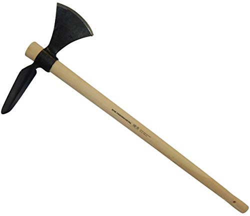 Wiedehopf Gartenhacke Hacke mit Ovalblatt, robust geschmiedet mit 105cm Eschenstiel von SHW-FIRE