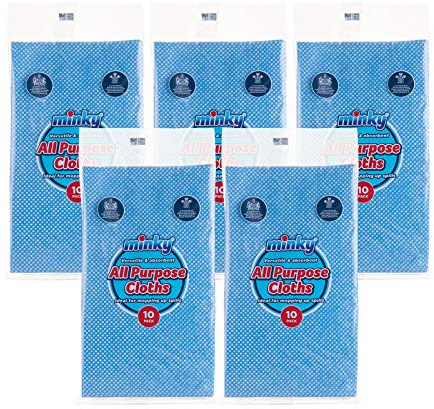 Minky 50 Pack All Purpose Cloths Bulk Pack (5x10pk)