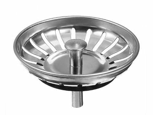 Premium Stainless Steel Kitchen Sink Waste Plug Strainer Basin Drainer Filter Mesh Basket Waste Catcher Stopper 78mm,79.3mm, 82mm, 84mm (78mm)