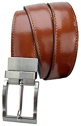 MÁRQUEZ CINTURONES Wendbarer Gürtel 35 mm für Herren aus Leder | Echtleder | 35 mm