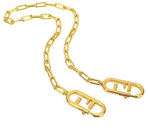 'Hualibao 30.3'' DIY Alloy Chain Strap Handbag Chains Accessories Purse Straps Shoulder Cross Body Replacement Straps'