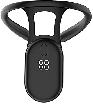 Haltungskorrektur Smart Vibration Rücken Haltungskorrektur Hängende Nacken Haltungstrainer mit Erinnerung Digitalanzeige für Schüler