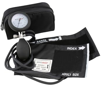 AEROcheck manuelles Blutdruckmessgerät 2-Schlauch für Erwachsene für den Oberarm RR-Messer Sphygmomanometer