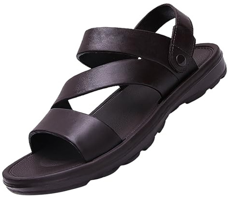 Gyaimxfu Sandalias De Senderismo para Hombre Minimalistas Durabilidad Sandalias Deportivas Cómodas Zapatos De Trekking para Hombre para Piscina Descalzos Deportes Acuáticos