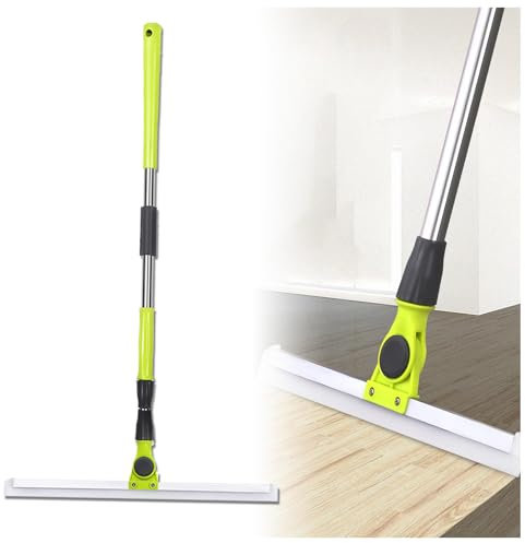 RYJYQYX Scopa Magica a Spatola, con Manico Lungo 130 Cm Tira Acqua Pavimenti, Seccatoio per Pavimenti Pulisce Vetri,Polveri Sottili,Capelli,Liquidi