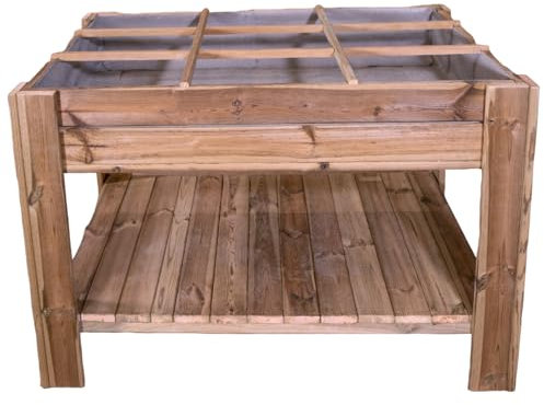 Mesa Cultivo Prof. 20cm Bandeja y separadores 120x80x80 cm - VidaHuerto