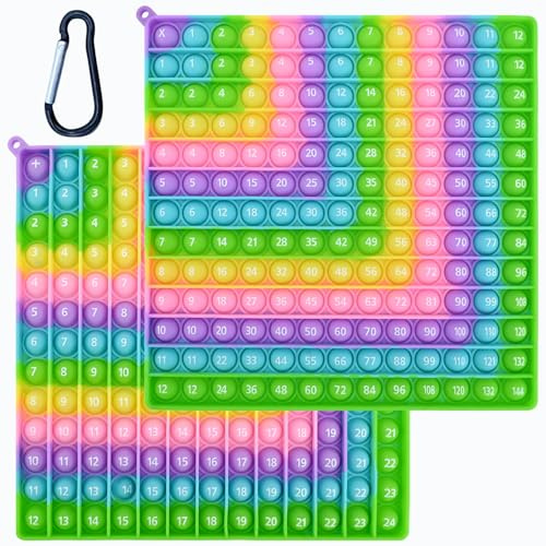 Times Table Poppet 12x12 Maths Poppet Multiplication Pop It 12x12 Maths Fidget Toy Multiplication Popper Times Tables Poppit Maths Fidget Times Tables Relieve Stress And Anxiety Toys