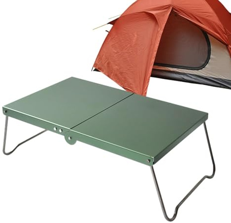 Generisch Zusammenklappbarer - Tisch, Campingzubehör | Edelstahlständer für Camping, Picknick, den täglichen Gebrauch zu Hause