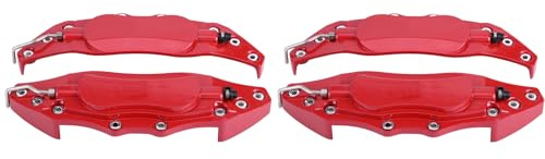 Yctze 4pcs Car Aluminum Brake Caliper Protector Cover for Wheel Hub 16in-17in Medium Automobile Brake System Modification Tools