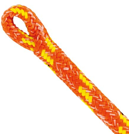 PETZL Flow Baumpflege-Schnur, 11,8 mm, 24 Stränge, mit 1 Stück (Orange, 60 m)