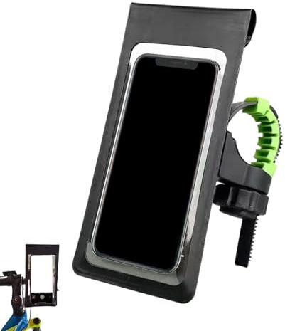Mihauuke Support Vélo pour Téléphone | Porte Smartphone Cyclisme | Support Tactile Rotatif 360° pour Hommes VTT Scooter Route