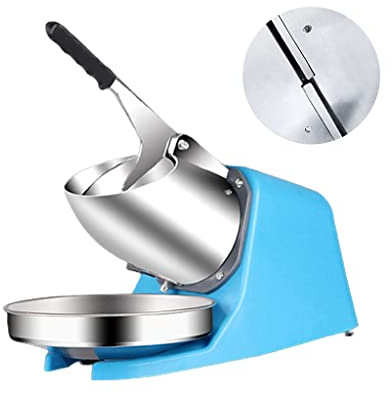 Electric Ice Crusher - High-Capacity Commercial Shaver for Snow Cones and Drinks