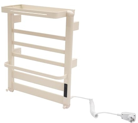 MELAQULY Scaldasalviette elettrico, 150 W, con 8 impostazioni di temperatura 35-70 °C, scaldasalviette con interruttore touch timer