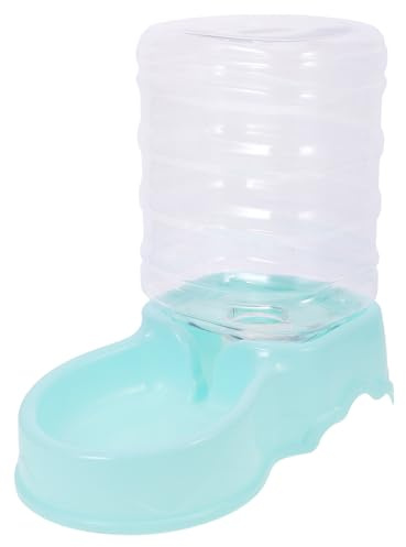 Tofficu Distributeur Automatique d'eau Potable pour Chats et Chiens, Fontaine à Eau à Gravité en Plastique, Grosse Capacité, Couleur Bleu Ciel, Gamelle pour Animaux Domestiques Adaptée