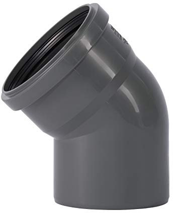 Ostendorf K11479-003 Curva HTsafe, Grigio, DN 110 45 Grad