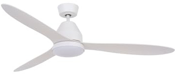 Lucci air Deckenventilator Airfusion Whitehaven, Ventilator mit Deckenleuchte, flacher Deckenlüfter, Ø 142 cm