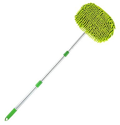 Cfty Vadrouille de Nettoyage Lavage de Voiture MOP Trois Section BRUCLE STRETT Nettoyage DE Cheveux Soft ELISSEZ Les Outils DE LA Voiture (Color : 1 mop)
