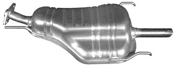 IZAWIT 21.211 Endschalldämpfer ohne Anbauteile Hinten Kompatibel mit OPEL Astra G CC T98 24423001 5852456