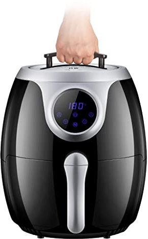 JJJ Freidora de Aire 8L Freidora eléctrica Freidora Libre Fry Fry Fry Fry, freidora de Aire sin petróleo for Papas Fritas, 1800W (Color : 8L)