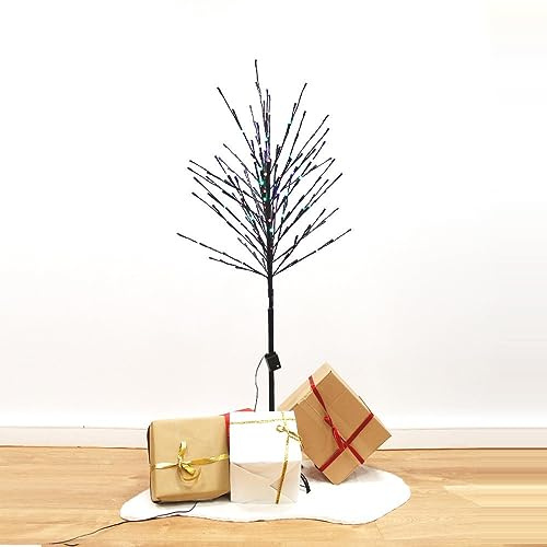 Arbre Lumineux Noël 1M50 160LED IP44 avec timer - Multicouleur