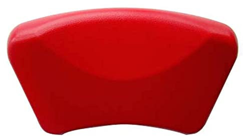 UZIAH Badekissen, Badewannenkissen, Badekissen Für Badewanne, Nacken- Und Rückenstütze, rutschfeste Saugnäpfe, Badewanne, Whirlpool-Kissen,Rot