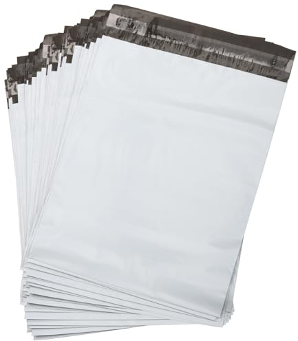 PUCSIQ 100 Stuck Versandbeutel Plastik, verpackungstüten, 229x335 mm Selbstklebend Blickdicht Plastik, Versandtaschenbend, für Den Warenversand, Logistische Sendungen Versand von Kleidung, Textilie