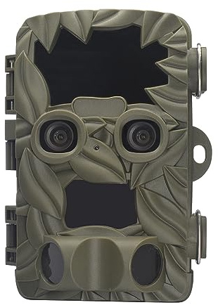 Q-BAIHE H8201 Double Lentille Chasse Caméra Panneau Solaire Faune Nuit Vision Surveillance Jeu Étanche Cam