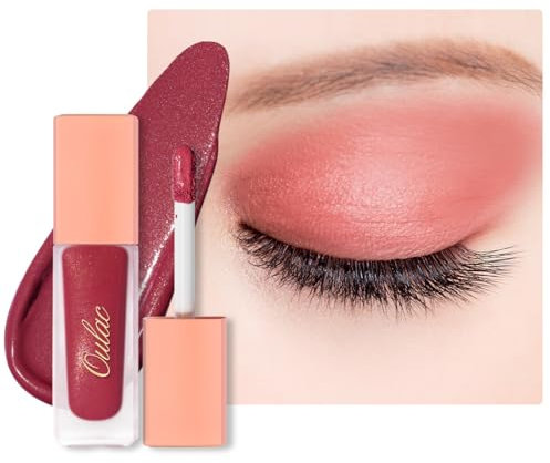 Oulac Lidschatten Flüssiger Lidschatten Liquid eyeshadow-Lidschatten Base| Mischbar Geschmeidiges Augen-Make-up, Knitterresistent, Vegan, Cruelty-Free SA08