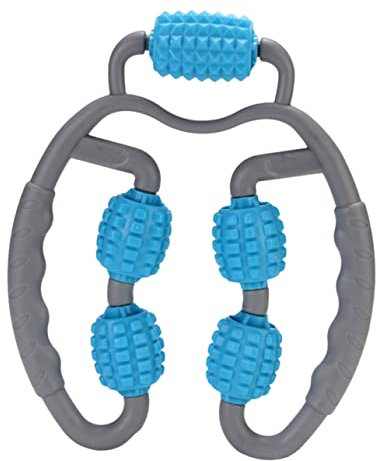 FRCOLOR Clip Leg Massager Roller Muscle Relaxer Fitness Roller for Leg Muscle Massage Blue Multi-Purpose Rolling Massager and Pain