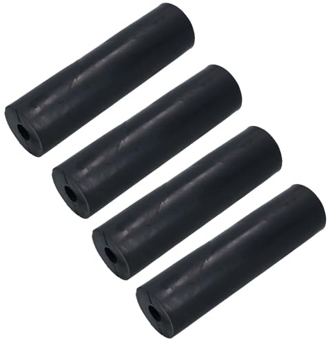 AB Tools Rouleaux latéraux parallèles en caoutchouc pour bateau/jetski/remorque, 202 mm et 16 mm d'alésage