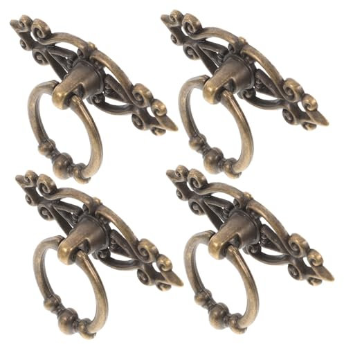 CIYODO 6 Pomelli Ad Anello Vintage Per Mobili Maniglie Per Cassetti Cassettiere Armadietti Da Cucina Ante Di Armadi Ferramenta Per Mobili