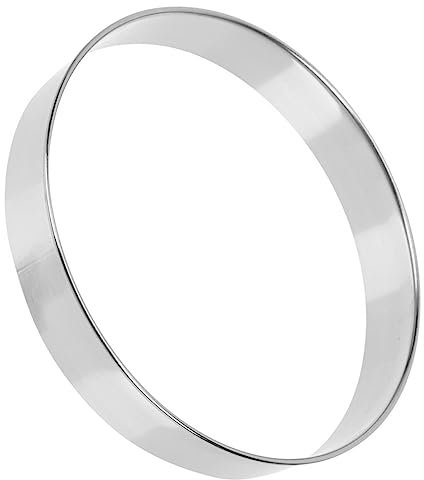 LOPUNER Anillo De Pizza De Inoxidable Multi-funcional Para Repostería Utensilio De Cocina Para Hornear Pasteles y Tartas Para Preparar Comidas Caseras y Creativos