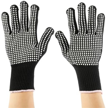 Gants De Barbecue Gants Anti-brûlure for Barbecue, 1 paire, résistants à la chaleur, for four, cuisine, ignifuges, antidérapants for la cuisine Gants De Barbecue Pour Barbecue(Silicon White Dot)