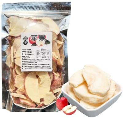 BaiLiSnacky Freeze Dried Fruit Apple Slices 100g For Baking Smoothies Trail Mix | Gluten-Free Vegan Fruit Snack 100% Natural Crunchy Apple Crisps