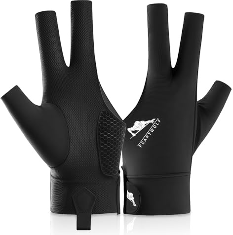 flintronic Snooker Handschuhe, Billiards Billard Handschuh, rutschfeste Poolhandschuhe für Pool-Spiele, Snooker