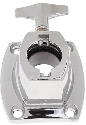 Yunhgft Abrazadera Universal de Aleación para Soporte de Platillos Batería, Color Plata,