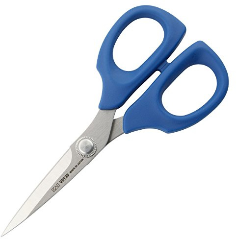 KAI forbici universali della serie V5000 in blu - Lunghezza totale 13,5 cm - Forbici per il fai-da-te, forbici universali per cucina - Made in Japan per le massime esigenze di qualità