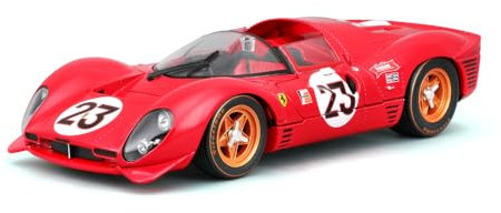 Bburago - Ferrari 330 P4 Daytona 1967, 1:24 Scale Diecast Car, Detailed Replica with Opening Doors, Endurance Racing Icon, Officially Licensed by Ferrari, Recommended Age 14+ Years