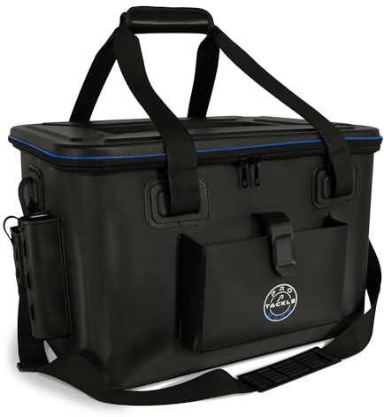Pro Tackle Eva Bag - Tackle Bakkan - Stilvolle und durchdachte Angeltasche mit Rutenhaltern, Zangenhalter und 50L Fassungsvermögen