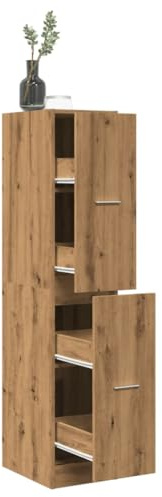 Myheimly Apothekerschrank Artisan-Eiche 30x41x144,5 cm Holzwerkstoff