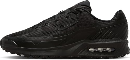 Nike Men's Air Max Bia Sneaker, Black/Black/White, 9 UK
