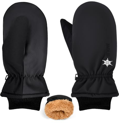 Huucozn Guanti da Sci Guanti Invernali Uomo Donna Guanto Termici Antivento Invernali Guant i Touchscreen Guant i da Neve Impermeabili Guanto Caldi Inverna li per Sci, Snowboard, Ciclismo, Arrampicata