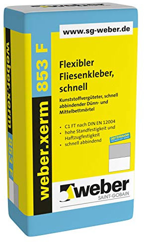 weber.xerm 853 F - Flexibler Fliesenkleber, schnell