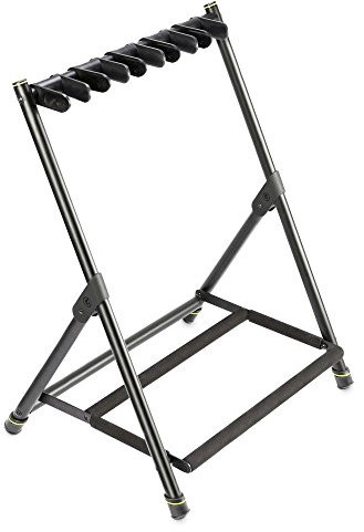 Gravity VARI-5 Multi- Gitarrenständer für bis zu 5 akustische, bass oder elektrische Gitarren, schwarz