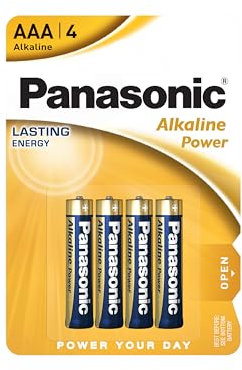 Panasonic LR 03 PAP - Paquete de 4 pilas alcalinas AAA (1,5 V)