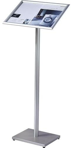 eurokraft basic | Infoständer | Querformathöhe 1080 mm / Hochformathöhe 1110 mm, für Format DIN A3