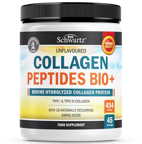Multi Collagen Protein Powder for Men & Women - Grass Fed Collagen Peptides Powder for Women & Men with Types I & 3 plus Naturally Occurring Amino Acids - Hydrolyzed Easy to Mix & Unflavored (16oz)