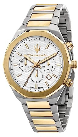Maserati Herrenuhr, Chronograph, Quarz, 45 mm