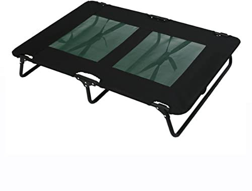 Erhöhtes Haustierbett, erhöhtes Hundebett, großes Hundesofa, erhöhtes Hundebett, Outdoor, erhöhtes Haustierbett, Kühlmatte, Hundebett, Hunde, Campingbett, waschbar, atmungsaktives Mesh & rutschfeste